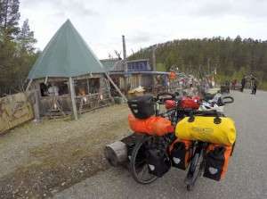 Bicycle touring in Lapland