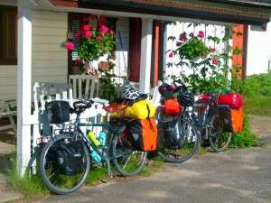 Bicycle touring in finland