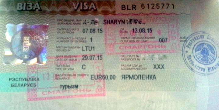 How to obtain a Belarus Visa in Vilnius