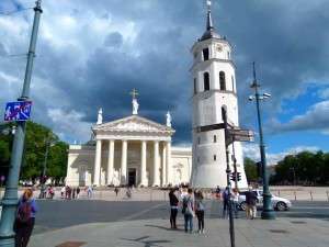 The Cathedral in Old Town Vilnius
