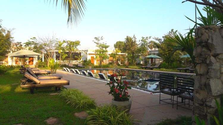 Pool Area - Tresor D'Angkor Suite, Siem Reap