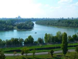 Danube and the Sava rivers. - Belgrade Serbia