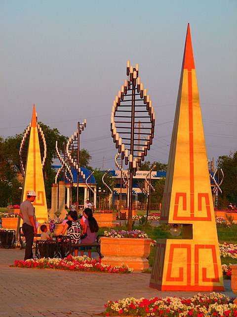 Sculpture in the park - Shymkent Kazakhstan