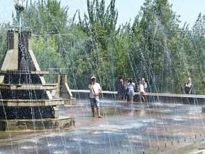 Fountain in Osh Kyrgyzstan