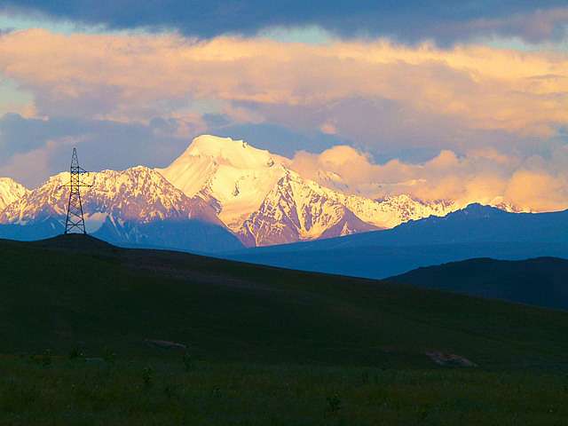 Sunset over The Pamirs