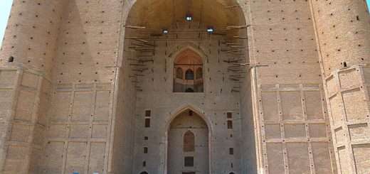 Imposing Entry - Mausoleum Turkistan Kazakhstan
