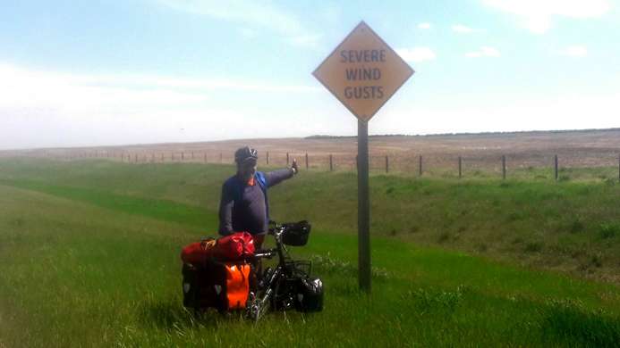 cycling from Calgary to Fort McCleod