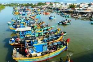 Phan Ri Cua's fishing village