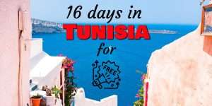 Picture of Tunisia with text