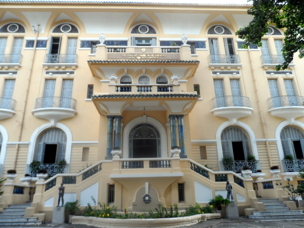 The front of the French Colonial Fine Arts Museum in Ho Chi Minh City