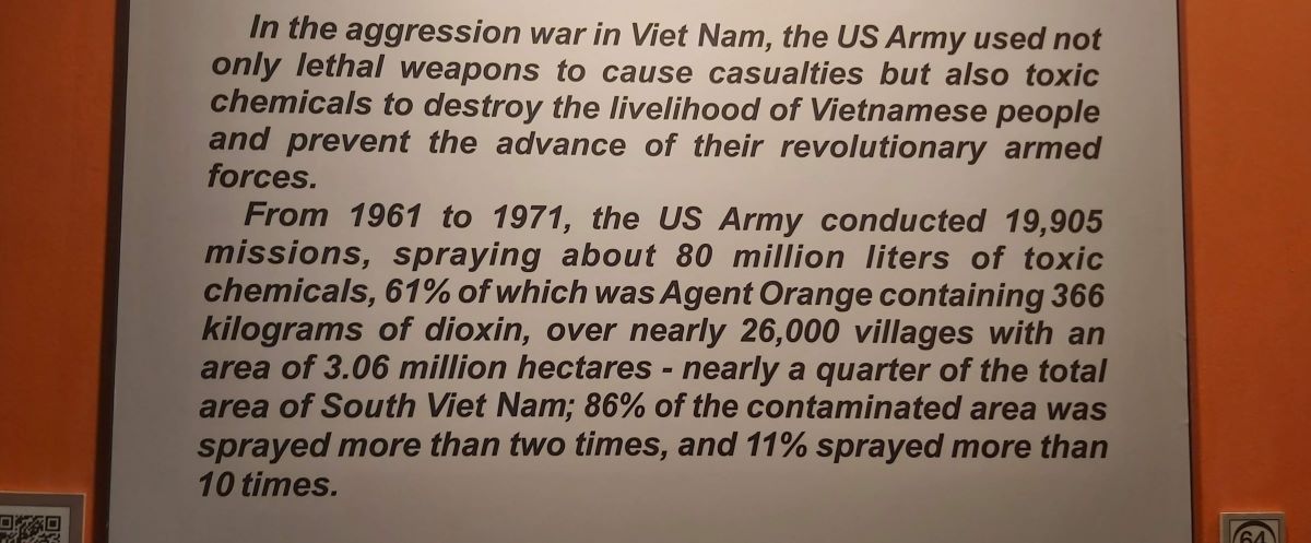 Agent Orange usage by USA in Vietnam