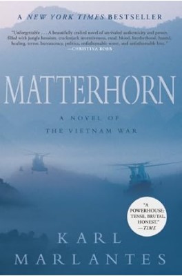 Cover of the New York Times best-selling novel - Matterhorn