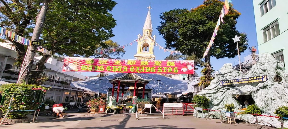 Cha Tam (St Francis Xavier) Catholic Church in Cho Lon Saigon